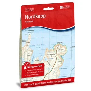 Nordkapp Norge-serien Turkart