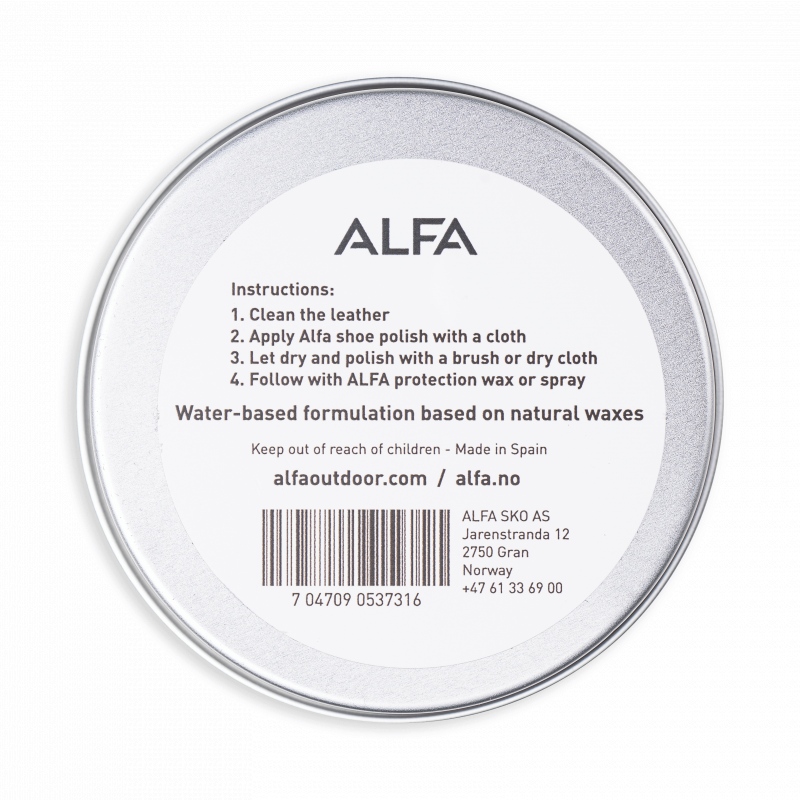 Alfa Shoe Care Polish Brown - Image 3