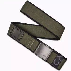 Arcade Adventure Stretch Belts Blackwood Ivy Green/black
