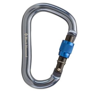 Black Diamond Rocklock Screwgate Carabiner Black
