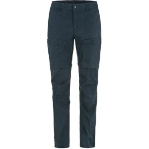 Fjällräven Abisko Hybrid Trail Trousers Zip-Off Womens Navy