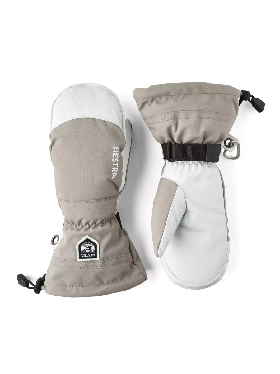 Hestra Army Leather Heli Ski – Mitt Khaki