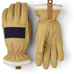 Hestra Njord – 5 Finger Navy/Natural Brown