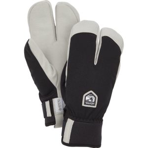 Hestra Wool Terry Windbreaker Split Mitt Black