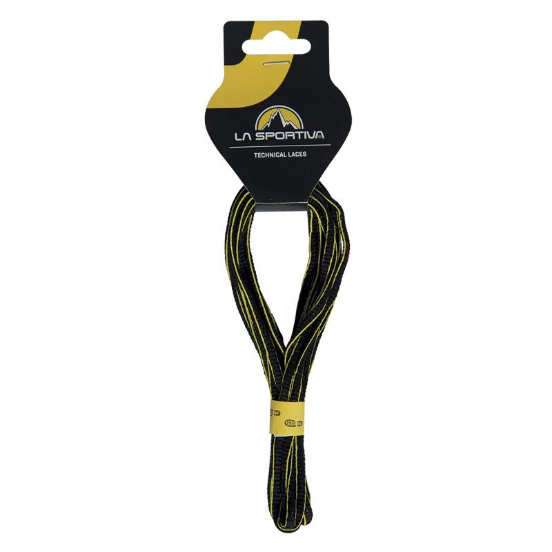 La Sportiva Mountain Running Laces Black/Yellow