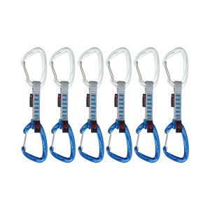 Mammut Crag Wire 10cm Indicator 6-Pack Quickdraws Silver/Ultramarine