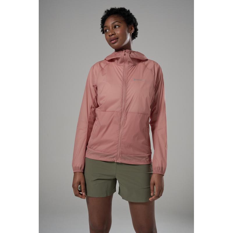 Montane Womens Featherlite Hoodie Pink Clay - Image 2