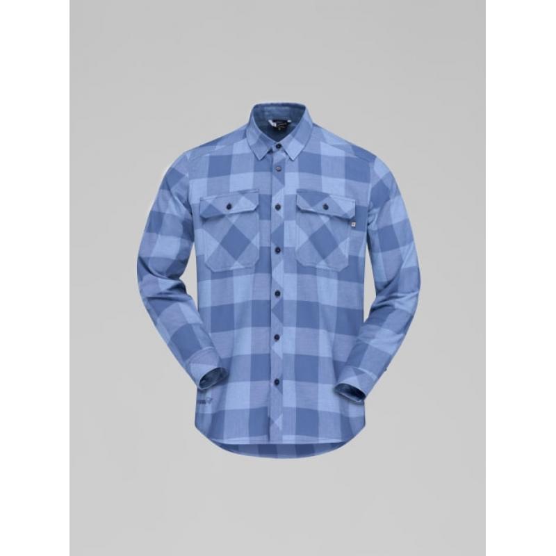 Norrøna femund flannel lightweight Shirt M’s Frozen Fjord - Image 9