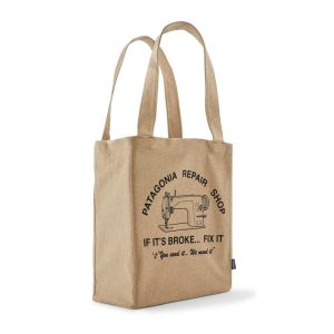 Patagonia Recycled Market Tote Repair Shop: Classic Tan