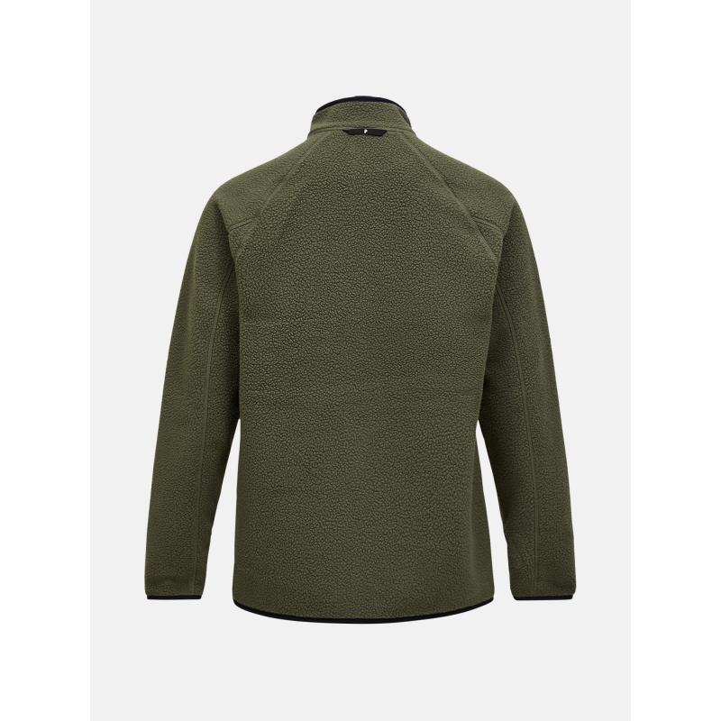 Peak Performance Mens Naturerush Pile Zip Jacket Ponderosa Pine - Image 4