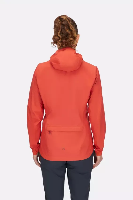 Rab Downpour Light Jacket Womens Tempest Blue - Image 3
